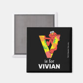 エルモ文字 | V野菜 マグネット (正面/裏面)