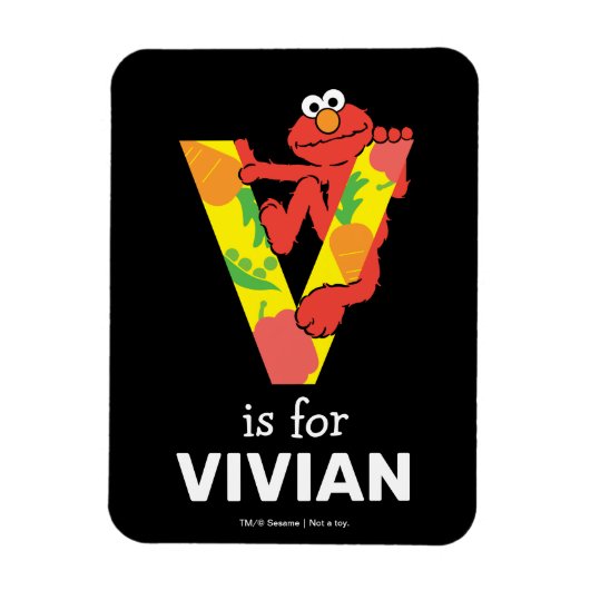 エルモ文字 | V野菜 マグネット (縦)