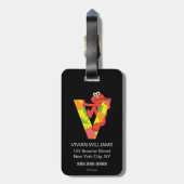 エルモ文字 | V野菜 ラゲッジタグ (裏面縦)