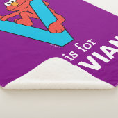 エルモ文字 | V青 シェルパブランケット (3/4)