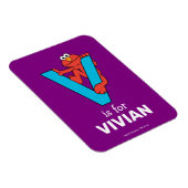 エルモ文字 | V青 マグネット (右側)