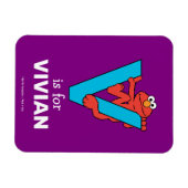 エルモ文字 | V青 マグネット (横)