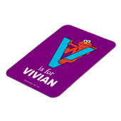 エルモ文字 | V青 マグネット (左側)