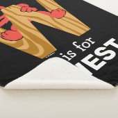 エルモ文字 | W木材 シェルパブランケット (3/4)