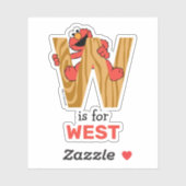 エルモ文字 | W木材 シール (シート)