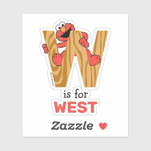 エルモ文字 | W木材 シール (シート)