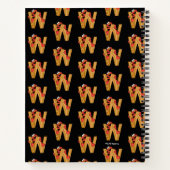 エルモ文字 | W木材 ノートブック (裏面)