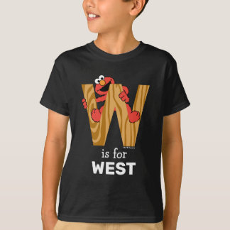 エルモ文字 | W木材 Tシャツ