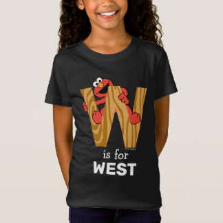 エルモ文字 | W木材 Tシャツ
