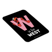 エルモ文字 | W Pink マグネット (右側)