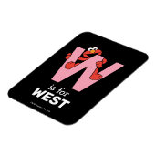 エルモ文字 | W Pink マグネット (左側)