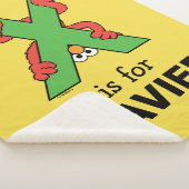 エルモ文字 | X緑 シェルパブランケット (3/4)