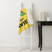 エルモ文字 | X緑 シェルパブランケット (インサイチュ)