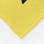 エルモ文字 | X緑 フリースブランケット (角)