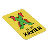 エルモ文字 | X緑 マグネット (右側)