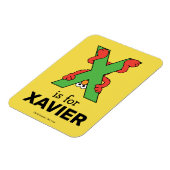 エルモ文字 | X緑 マグネット (左側)