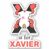 エルモ文字 | X線 シール (正面)