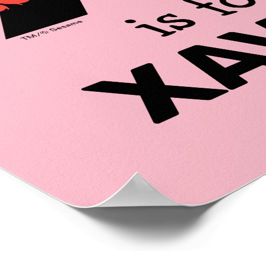 エルモ文字 | X線 ポスター (角)