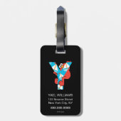 エルモ文字 | Yヨット ラゲッジタグ (裏面縦)