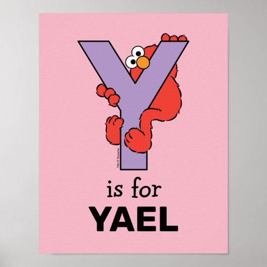 エルモ文字 | Y紫 ポスター (正面)