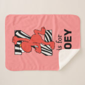 エルモ文字 | Zゼブラ シェルパブランケット (正面(横))