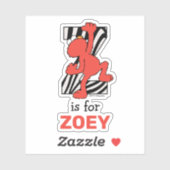 エルモ文字 | Zゼブラ シール (シート)