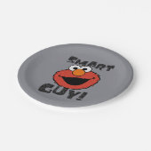 エルモ頭が切れる ペーパープレート (アングル)