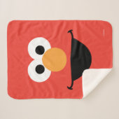 エルモ顔アート シェルパブランケット (正面(横))