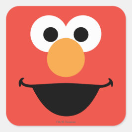 エルモ顔アート スクエアシール