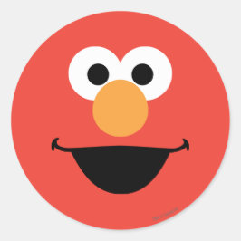 エルモ顔アート ラウンドシール