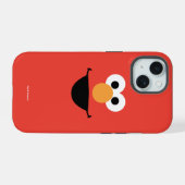 エルモ顔アート iPhone 15ケース (裏面横)