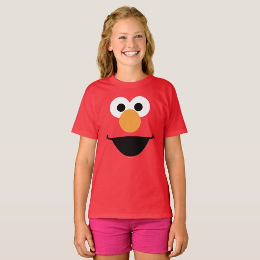 エルモ顔アート Tシャツ (正面フル)