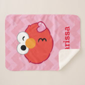 エルモ顔スローキス |名前の追加 シェルパブランケット (正面(横))