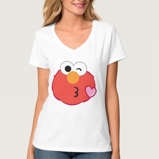 エルモ顔スローキス Tシャツ (正面)