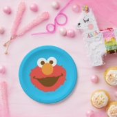 エルモ顔 ペーパープレート (パーティー)