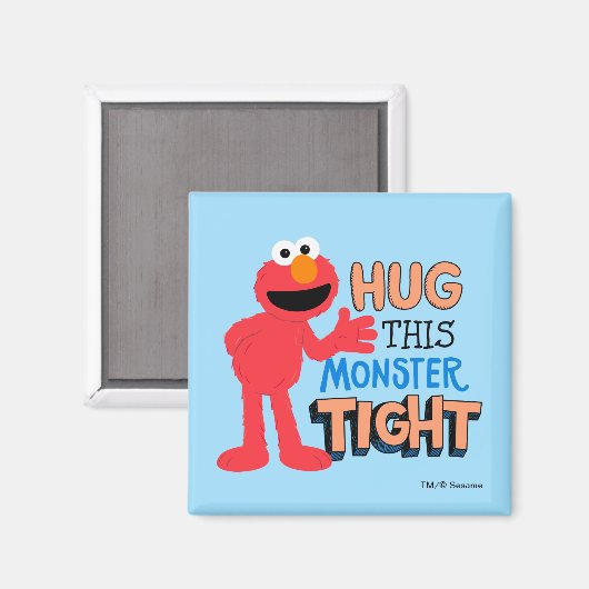 エルモ |この怪物をぴったりと抱きしめる マグネット (正面/裏面)
