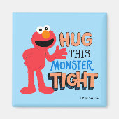エルモ |この怪物をぴったりと抱きしめる マグネット (正面)