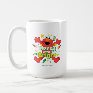 エルモ そしてメリー明るい コーヒーマグカップ