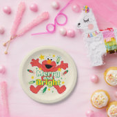 エルモ | そしてメリー明るい ペーパープレート (パーティー)