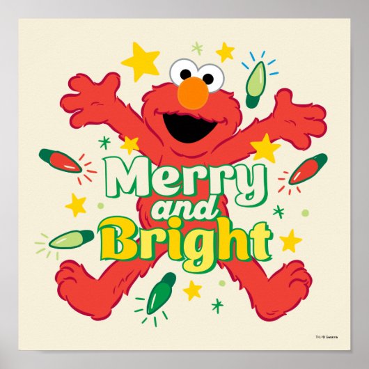 エルモ | そしてメリー明るい ポスター (正面)