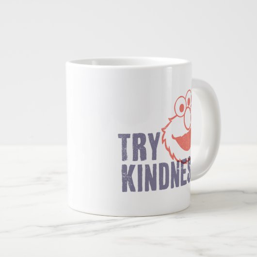 エルモ |やさしさを試す ジャンボコーヒーマグカップ (正面右)