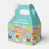 エルモ、アビー、クッキーモンスター誕生日パターン フェイバーボックス (裏面サイド)