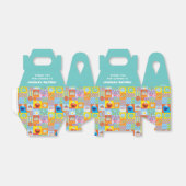 エルモ、アビー、クッキーモンスター誕生日パターン フェイバーボックス (折り畳みなし)