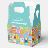 エルモ、アビー、クッキーモンスター誕生日パターン フェイバーボックス (オープン)