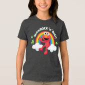 エルモ | シャムロック転が虹 トライブレンドTシャツ (正面)