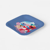 エルモ、タンゴ&クッキーモンスター 最高のChristmas ペーパープレート (傾斜あり)