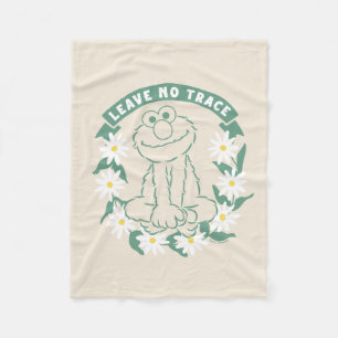 エルモ トレース離れフローラグラフィックなし フリースブランケット