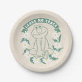 エルモ |トレース離れフローラグラフィックなし ペーパープレート (正面)