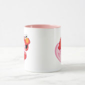 エルモ「ハグ」バレンタインハートキャンディ マグカップ (中央)