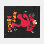 エルモ |ハッピーダンスを踊る フリースブランケット (正面(横))